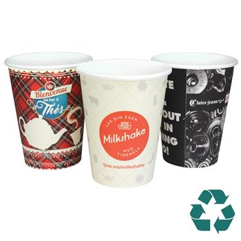 Recyclable Single Wall Paper Cup 