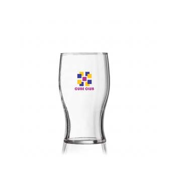 Re-Usuable Glass 10oz Half Pint Tulip