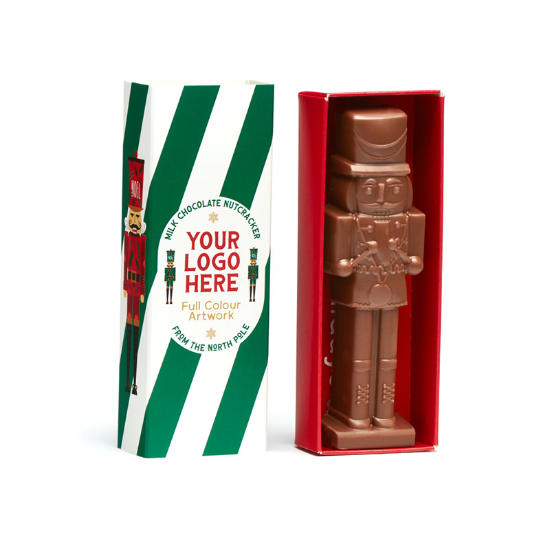 Eco Matchbox With Milk Chocolate Nutcracker