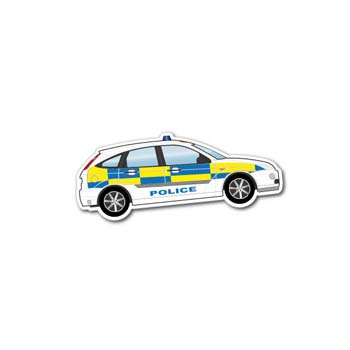 Police Car Fridge Magnet