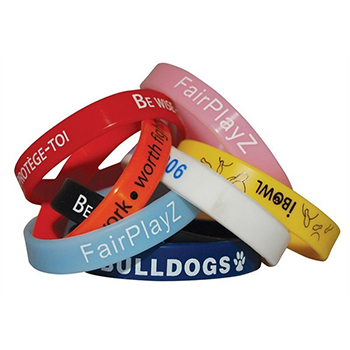 Silicone Wristband - Adult - Printed/Debossed