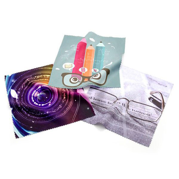 White RPET Full Colour Screen Cleaning Cloth