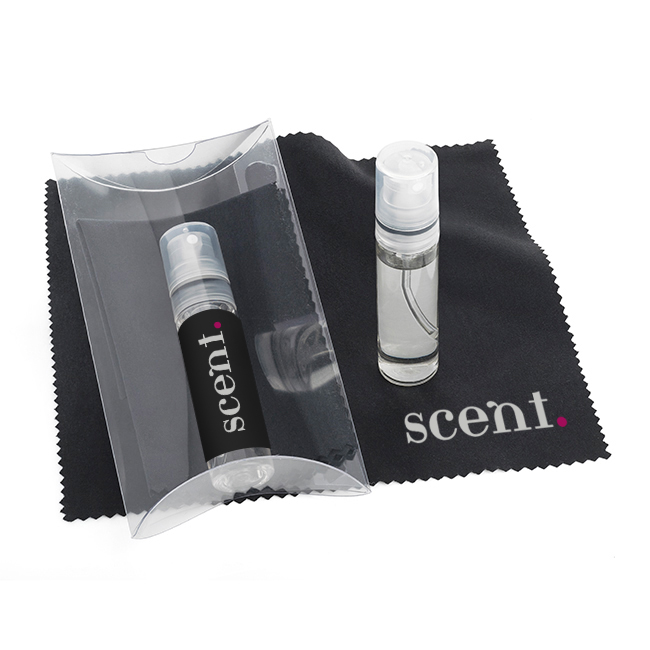 2pc Black Screen and Glasses Cleaning Pillow Pack