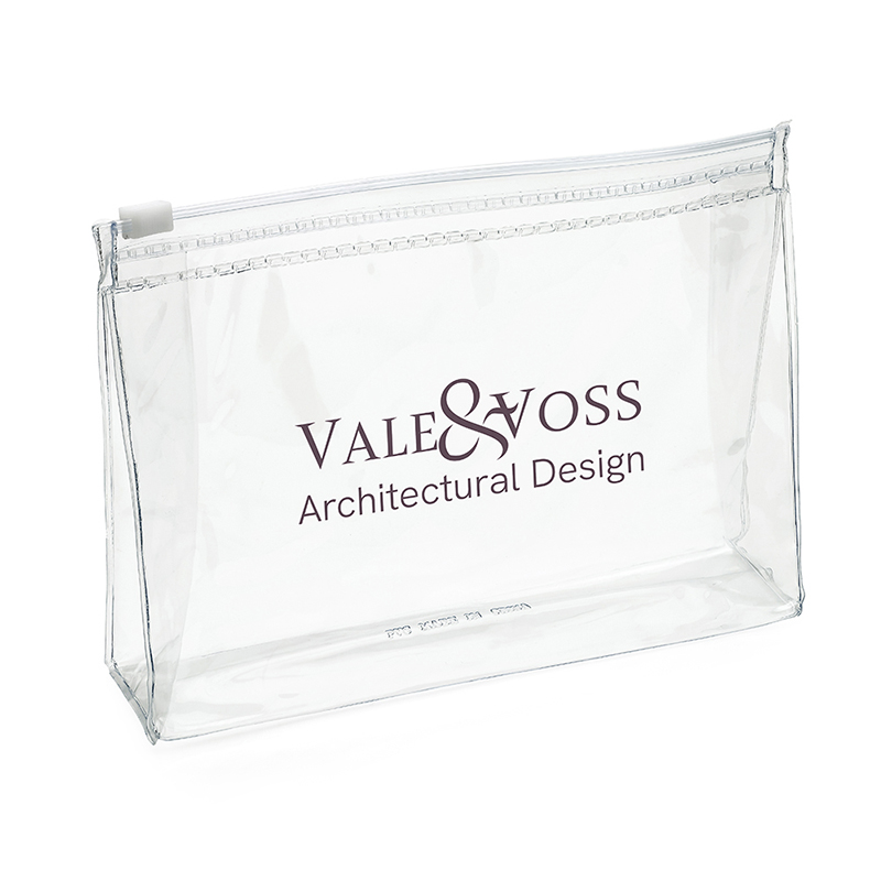 Clear EVA Slide Zippered Oblong Bag