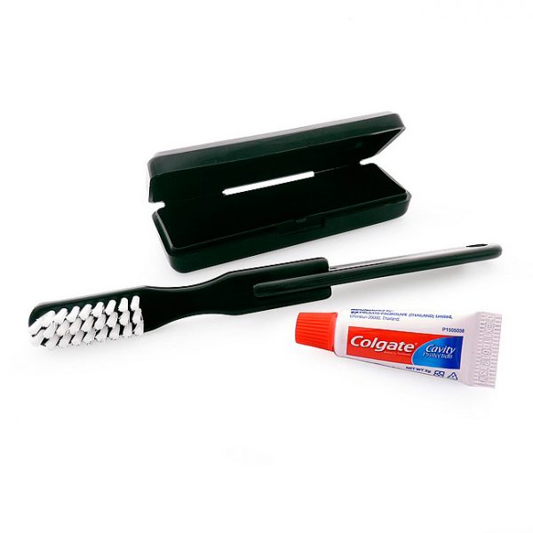 Travel Toothbrush and Paste Set 
