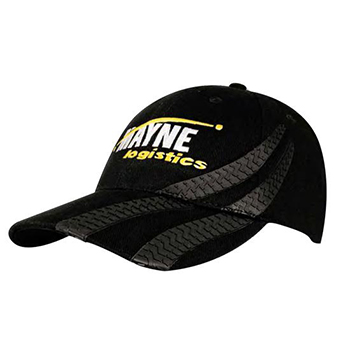 Brushed Heavy Cotton Cap with Tyre Tracks