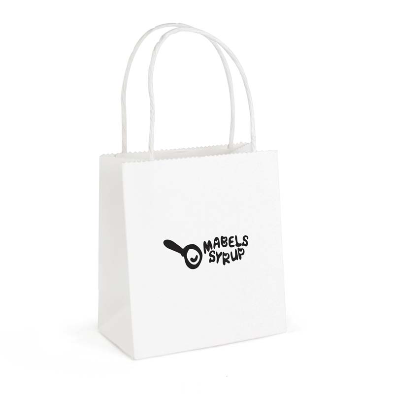 Brunswick Small White Paper Bag