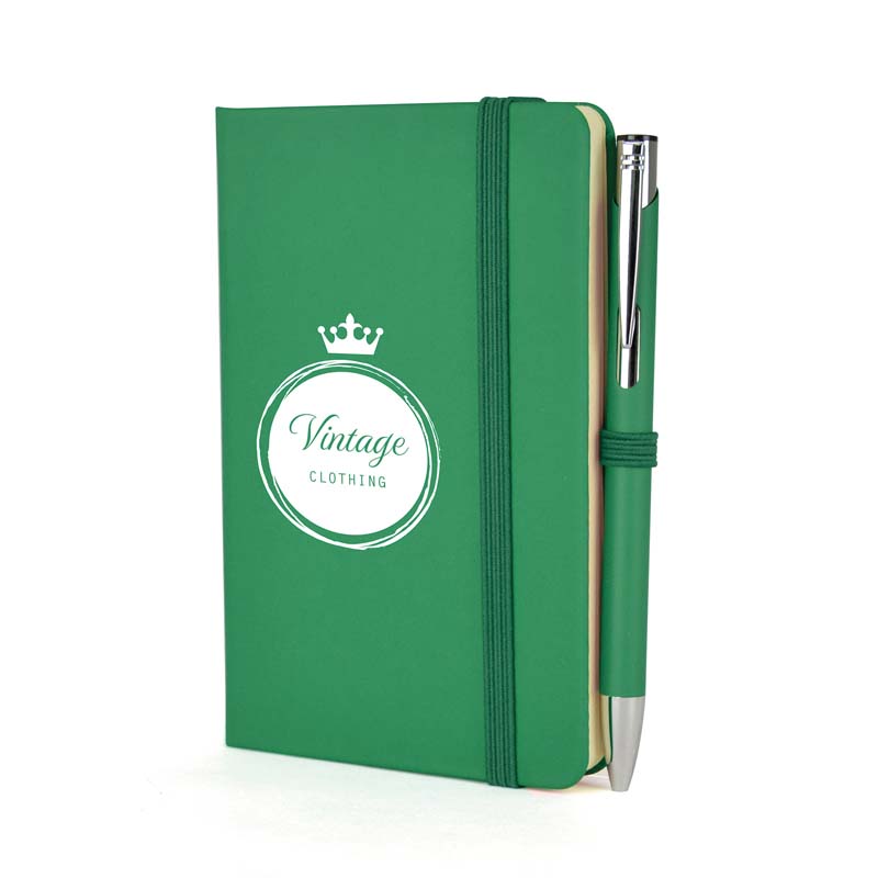 A6 Colour Mole Notebook and Pen
