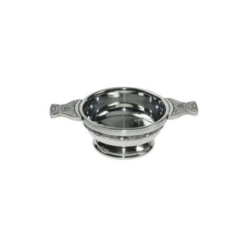 Standard Celtic Band Pewter Quaich