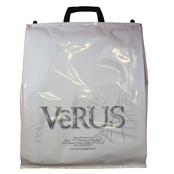 Plastic Carrier Bag with Clip Close Handles