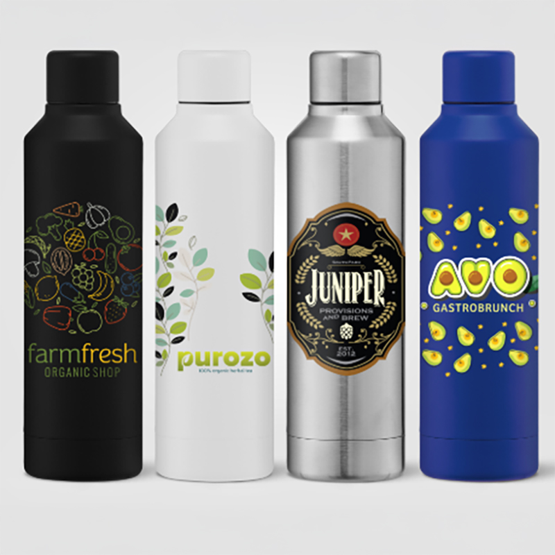 Double Wall Copper-Lined Stainless Steel Bottle with Twist Lid