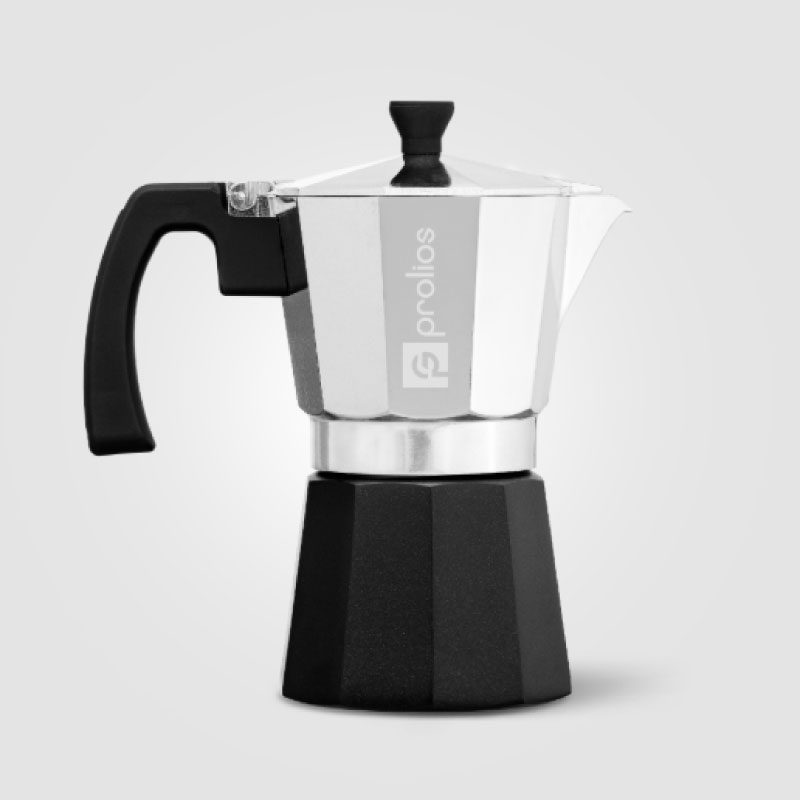 Grosche Milano Aluminium Stovetop Espresso Maker – 6-cup