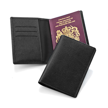 Belluno Deluxe Passport Wallet - Black