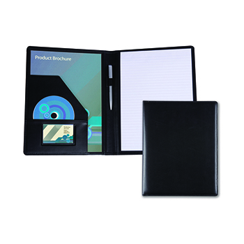 Belluno A4 Conference Folder - Black
