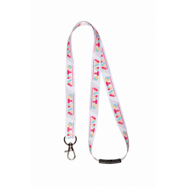 15mm RPET Lanyard with Safety Break