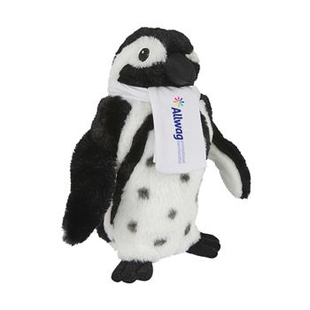 RPET Penguin Soft Toy with Scarf