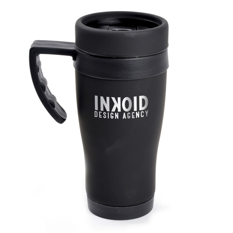 Oregon Black Travel Mug  - 400ml