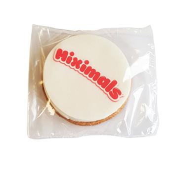 Round Iced Logo Biscuit