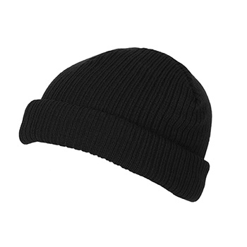 Short Fit Turn-Up Beanie