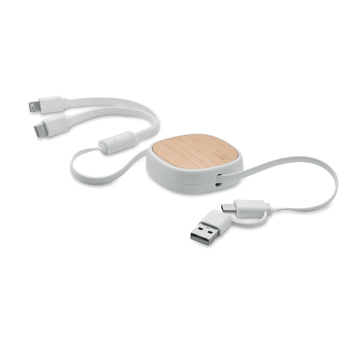 Multi USB Retractable Charging Cable