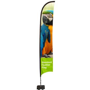 Zoom Plus Small Feather Flag - 2.55m