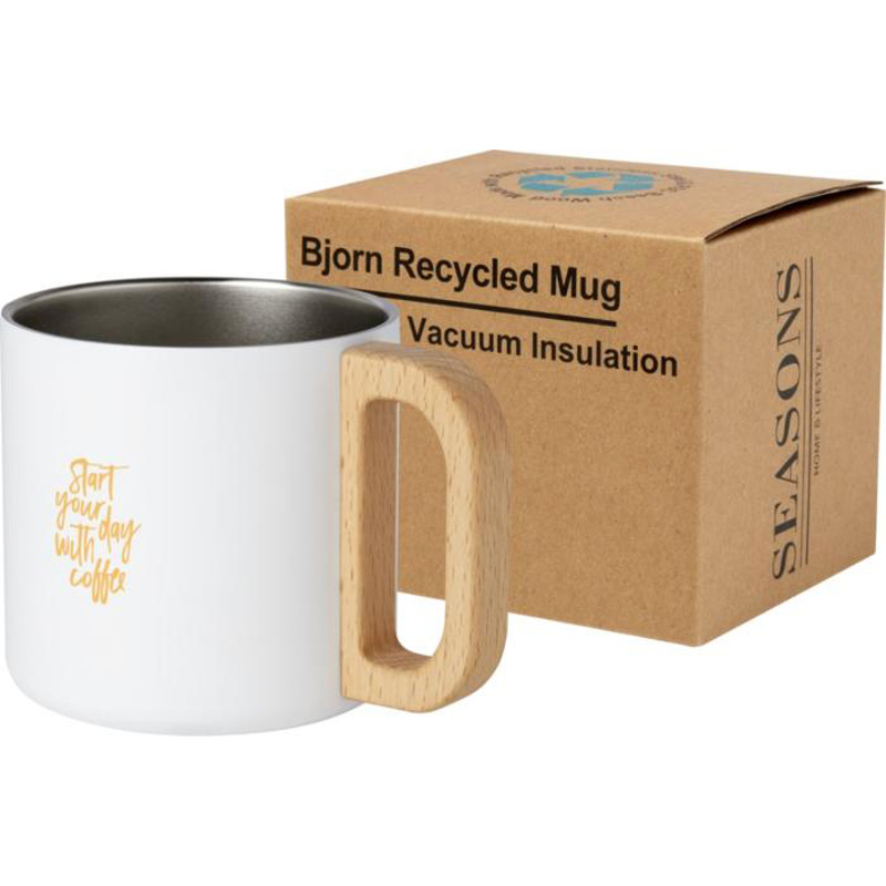 Bjorn Recycled Stainless Steel Mug - 360ml