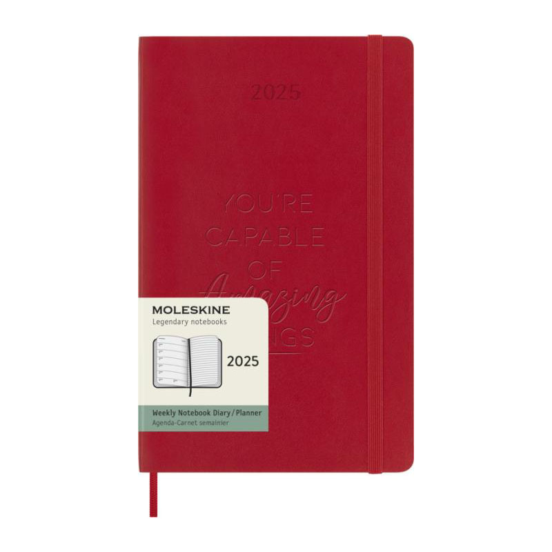 Moleskine soft cover 12 month weekly L planner 