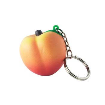 Stress Peach Keyring