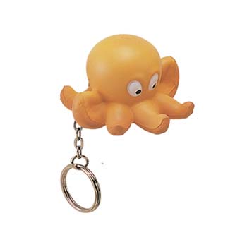 Stress Octopus Keyring