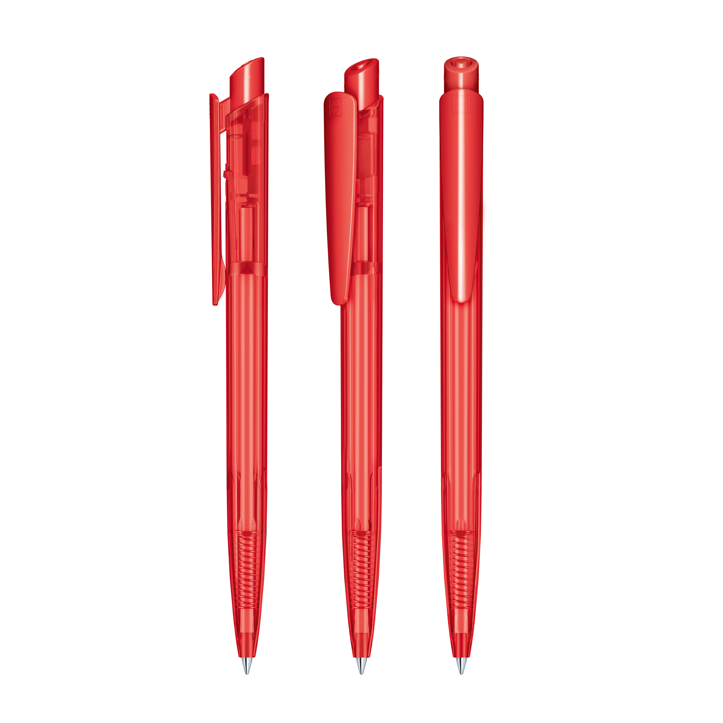 Senator Dart Clear push ball pen