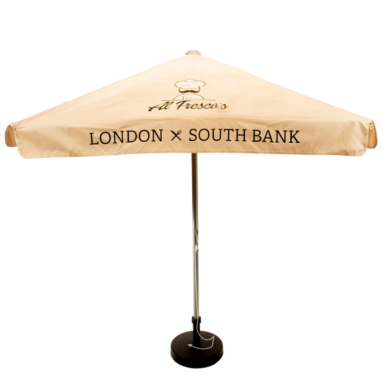 2m Square Aluminium Parasol