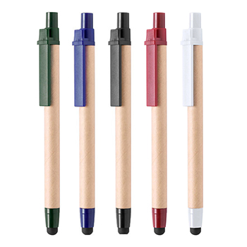 Recycled Paper - Stylus Touch Ball Pen