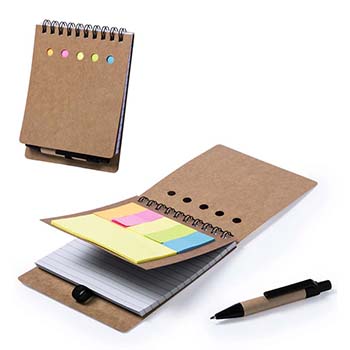 Diser Wiro Bound Recycled Sticky Notepad