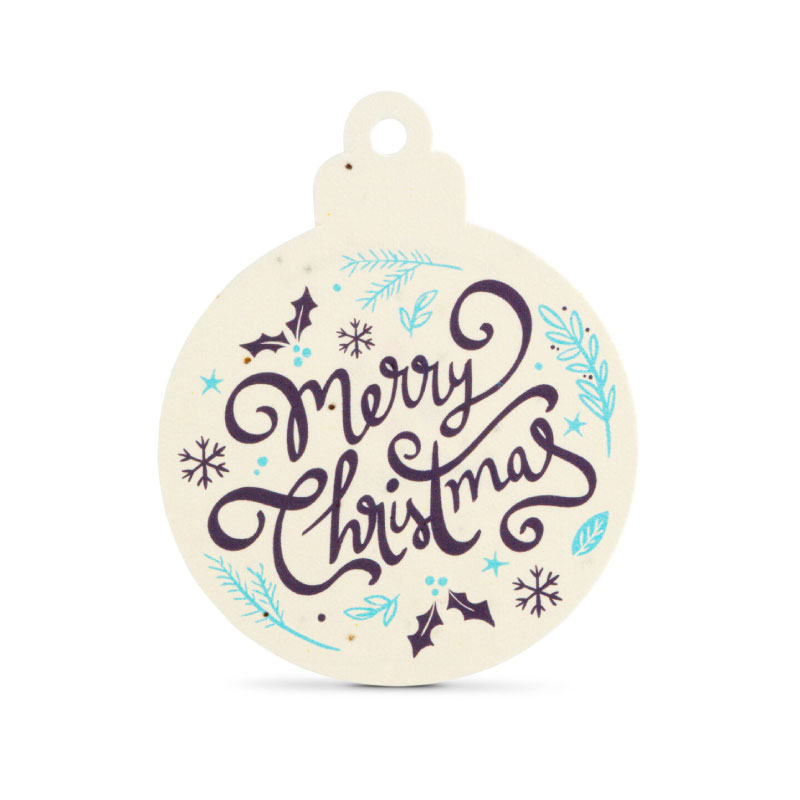 Bauble Seed Paper Decoration 