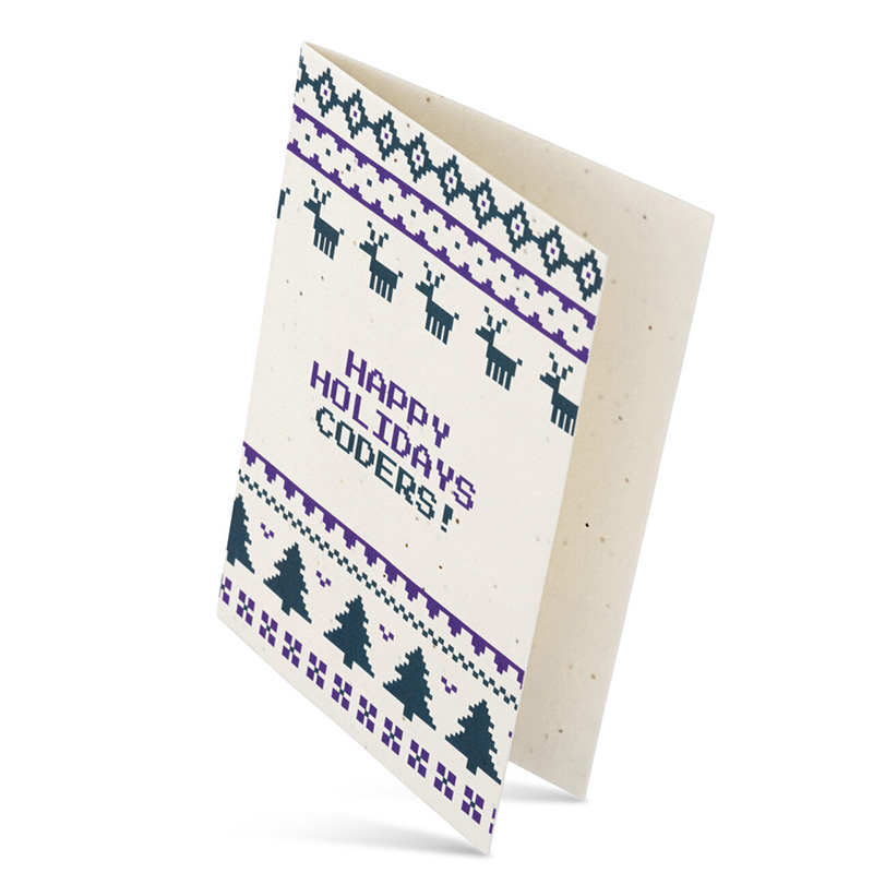 A5 Seed Paper Christmas Card