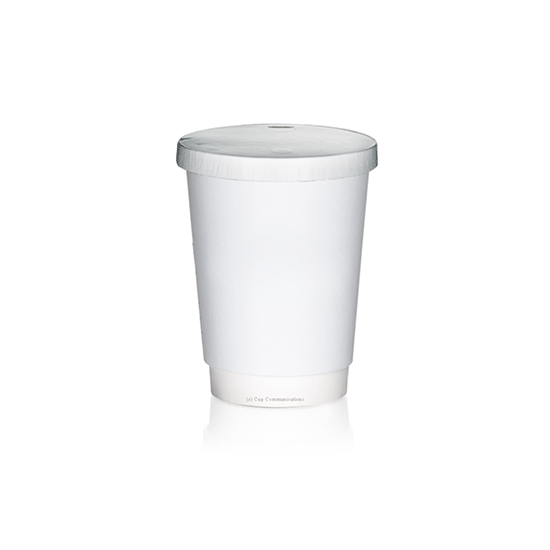 12oz Double-Wall Plastic-Free Printed Paper Cups- 427ml