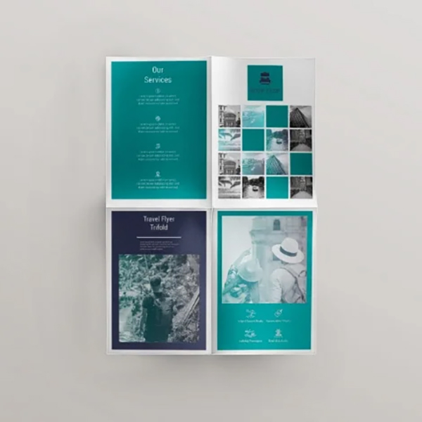 Cross Fold Leaflets
