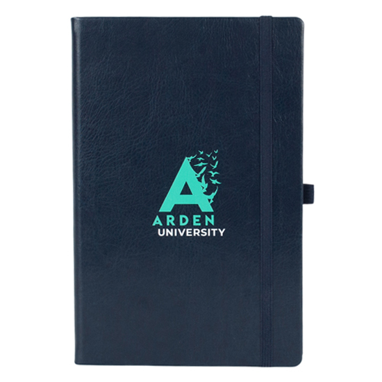 A5 Navy Hardback Notebook