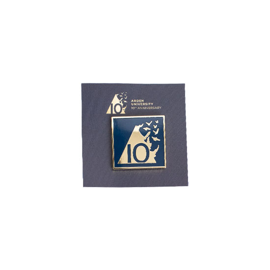 10th Anniversary Pin Badge
