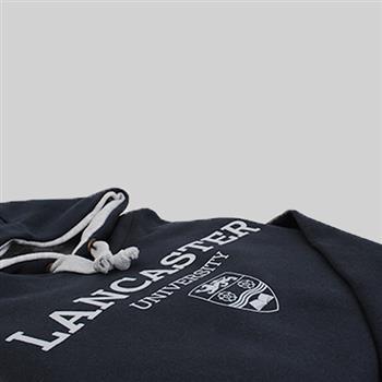 Lancaster University Crest Hoodie Navy