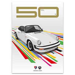 911 G-Model 50th Anniversary Limited Edition Poster