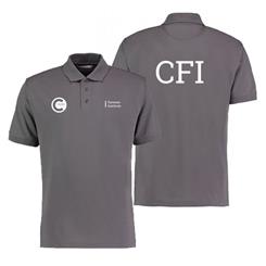 Grey Male Polo Shirt Forensic Institute 